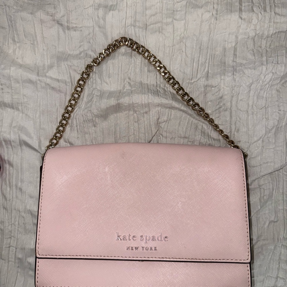 Kate Spade Pink Chain Shoulder Bag